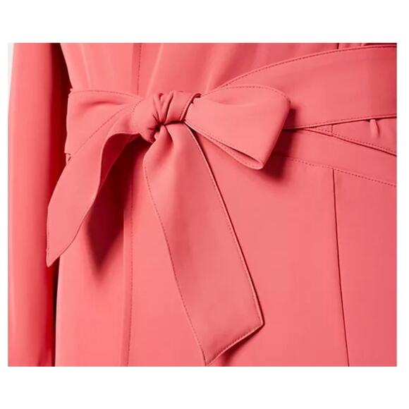 QVC BEAUTIFUL by Lawrence Zarian Belted Blazer CLAY NWOT SIZE L - Picture 4 of 9